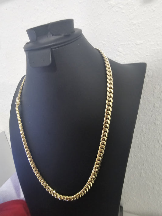 CADENA DE ORO ITALIANA 14K SOLIDA