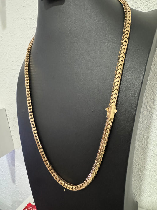 CADENA FRANCO DE ORO ITALIANO 10 K