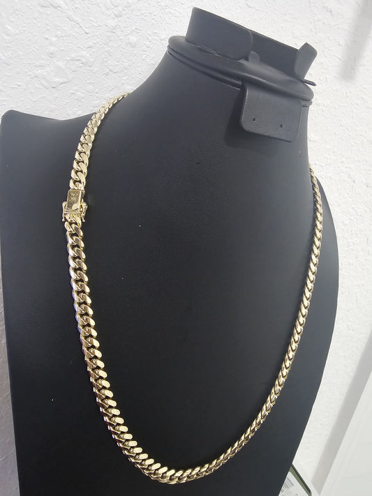 CADENA DE ORO SOLIDO ITALIANA 10 K