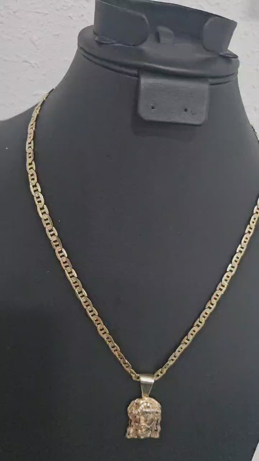 CADENA DE ORO ITALIANA 14K SOLIDA